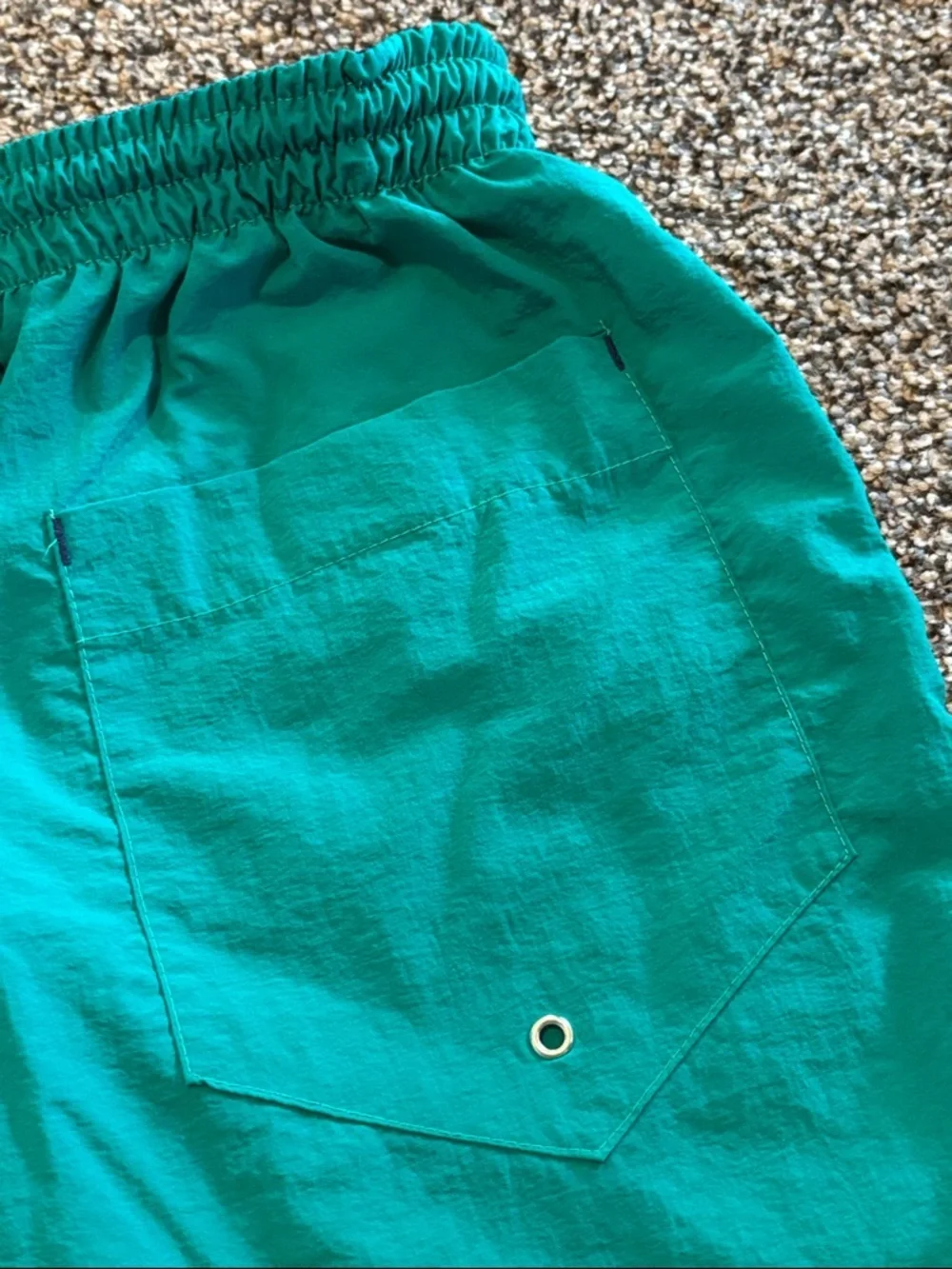 MV Sport Vintage Teal Green Men's Swim Trunks Excellent Condition Size Medium